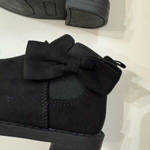 GAP Kids Black Bow Boots
